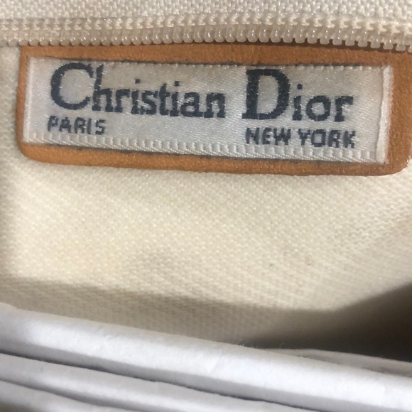 CHRISTIAN DIOR canvas and leather clutch - Picture 16 of 16